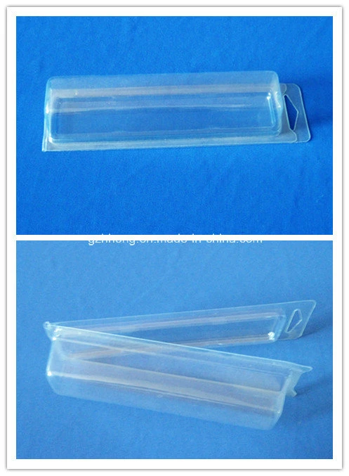 Custom Plastic Blister Clamshell Packaging with Paper Card (PVC blister box)